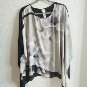 Chiko's Womens Kimono Tunic Top